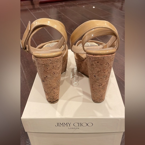Jimmy Choo wedge cork sandals - Picture 3 of 4